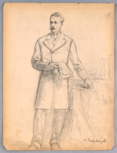 Studio per il ritratto di James Prendergast da Daniel Huntington