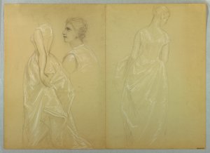 Studio di Mrs. Winthrop per "Il giorno della ricezione di Lady Washington" da Daniel Huntington
