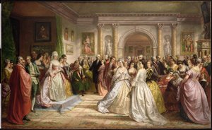 La corte repubblicana (Ricevimento di Lady Washington) 1861