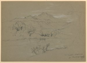 Veduta del Monte Mansfield da Cambridge, Vermont da Daniel Huntington