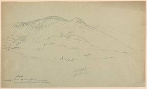 Montagna Welch a Waterville e Thornton, New Hampshire, dalla strada Sandwich Notch, Campton