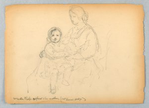 Il Nipote di William Walter Phelps e Sua Madre, Mrs. Steuart Dodge da Daniel Huntington