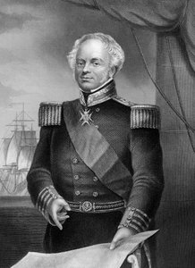 Ammiraglio Thomas Dundas, ufficiale navale britannico delle guerre napoleoniche, 1857 da Daniel John Pound
