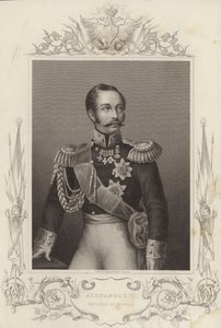 Alessandro II, imperatore di Russia (18181881) (incisione) da Daniel John. Pound