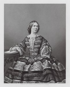 Amy Sedgwick, attrice britannica (incisione) da Daniel John. Pound