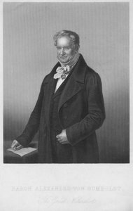Barone Alexander Von Humboldt, il grande naturalista, 1850