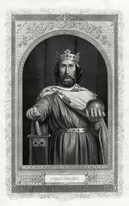 Carlo Magno, re dei Franchi, 1875 da Daniel John Pound