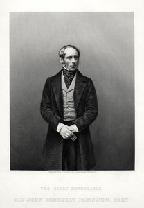 John Somerset Pakington, 1° Barone Hampton, politico inglese, c1880 da Daniel John Pound