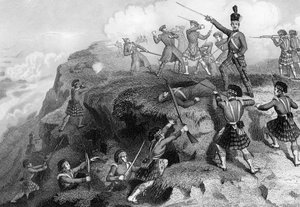 Gli Highlander attaccano il ridotto russo, Battaglia dell