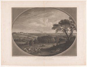 Veduta di Londra, vista da Hampstead Heath da Daniel Lerpinière