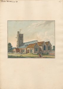 Cimitero di Heston con un artista che disegna le lapidi