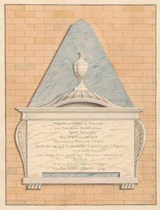Memoriale a Henry Flitcroft dalla Chiesa di Teddington