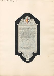 Memoriale a Henry e Penelope Colchester, e quattro figli e due nipoti, dalla chiesa di West Ham da Daniel Lysons