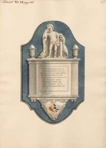 Memoriale a Isabella Nelson dalla Chiesa di Norwood da Daniel Lysons
