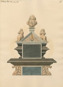 Memoriale a James Smith e Sarah Smith, sua moglie da Daniel Lysons