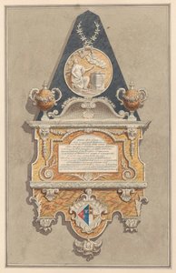 Memoriale a Jane Coke, dalla chiesa di Sunbury da Daniel Lysons