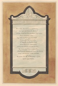 Memoriale a John Beard dalla chiesa di Hampton