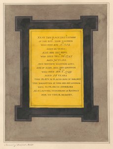 Memoriale a John e Ann Goodwin e al loro figlio Mathew dalla Chiesa di Bedfont