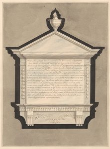 Memoriale per la Signora Martha Whish, dalla Chiesa di Stanwell da Daniel Lysons