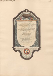 Memoriale a Sir Robert Carr dalla chiesa di Hampton da Daniel Lysons