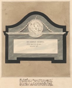 Memoriale per un poeta, Richard Tickell dalla chiesa di Hampton