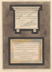 Memoriali a Cyrus Maigre, Ann Maigre e Henry e Margaret Cooper dalla Chiesa di Hampton