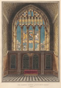 La finestra del presbiterio della Chiesa di Hanworth da Daniel Lysons