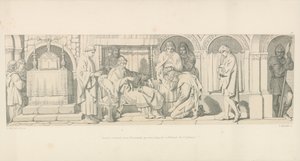 Harold, tornato dalla Normandia, si presenta a Edoardo il Confessore da Daniel Maclise