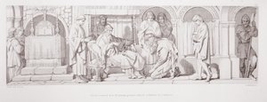 Harold, tornato dalla Normandia, si presenta a Edoardo il Confessore, da 
