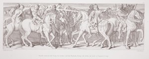 Intervista di Harold con Tostig, suo fratello, e con Hardrada, alleato di Tostig, prima della battaglia di Stamford Bridge, da 