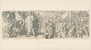 Omaggio reso allo stendardo consacrato da Daniel Maclise