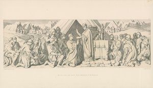 La vigilia della battaglia. Osservanza pia dei Normanni