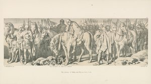 La ritirata di Edwin e Morcar da York da Daniel Maclise