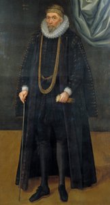Sir John Garrard, sindaco nel 1601, 1618 da Daniel Mytens