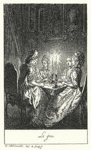 Il gioco (incisione) da Daniel Nikolaus (after) Chodowiecki