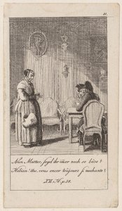 Foglio 11 per «Aneddoti e tratti caratteristici di Federico II, re di Prussia» da Daniel Nikolaus Chodowiecki