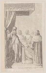 Tavola 1 per "Storia dello Stato prussiano-brandeburghese", seconda parte da Daniel Nikolaus Chodowiecki