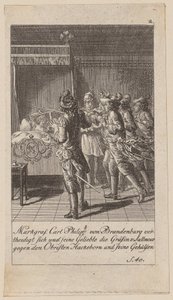 Foglio 2 della serie «Storia del Brandeburgo» da Daniel Nikolaus Chodowiecki