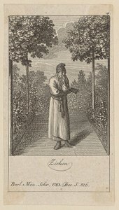 Tavola 4 della serie “Follie della moda” da Daniel Nikolaus Chodowiecki