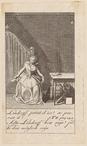 Tavola 8 per «Karoline von Lichtfield» da Daniel Nikolaus Chodowiecki