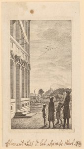 Prima pagina del “Manuale elementare di lingua latina” di Schulze, Berlino 1779 da Daniel Nikolaus Chodowiecki