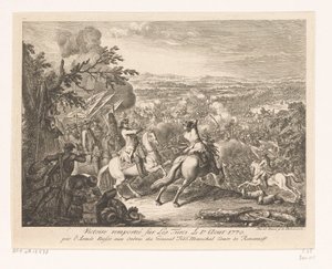 Vittoria del generale Rumyantsev durante la battaglia di Cahul, 1770 da Daniel Nikolaus Chodowiecki