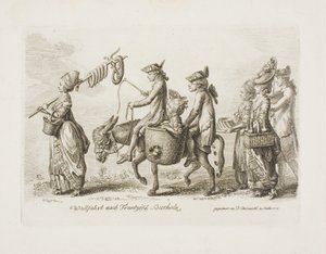 Pellegrinaggio alla spa di Französisch Bucholz vicino a Berlino da Daniel Nikolaus Chodowiecki