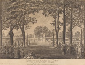 Prima Passeggiata di Berlino da Daniel Nikolaus Chodowiecki