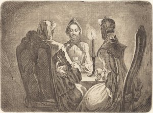 Il gioco delle carte da Daniel Nikolaus Chodowiecki