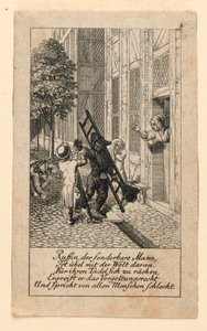 La ritorsione, illustrazione per "Königl: Grosbrit [anische] Genealogischer Kalender auf das 1780 Jahr Lauenberg bey J.G. Berenberg"