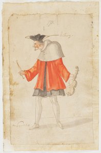 Un Musicista dal Balletto del Serio e del Grottesco, 1627