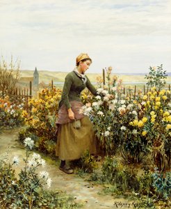 La figlia del giardiniere da Daniel Ridgway Knight