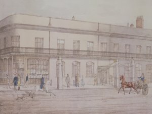 Sale di riunione e biblioteca Williams, Cheltenham, 1821 da Daniel Thomas Egerton
