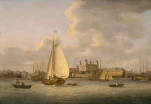 La Torre di Londra dal fiume